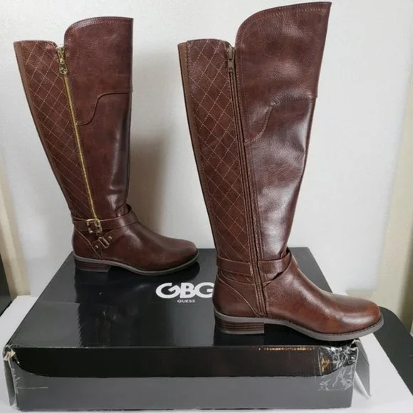 GBG Guess Haidyn Dark Brown Women Boots Size-7-M  COD/192 - Picture 7 of 8